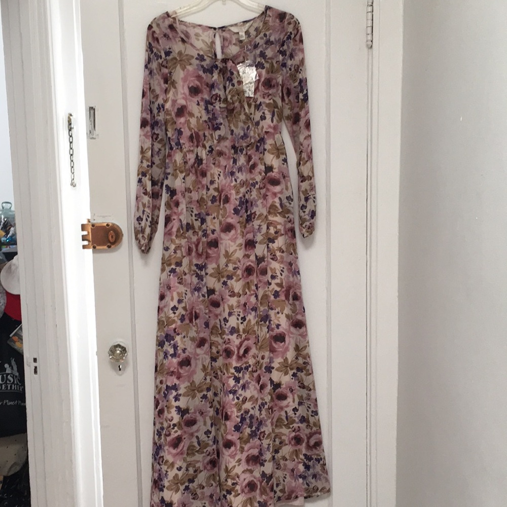 LC Runway Floral Maxi dress